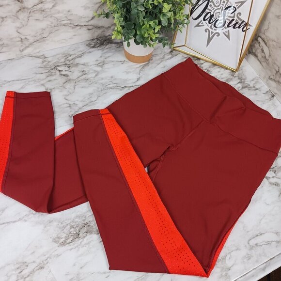 ATHLETA ULTIMATE STASH POCKET COLORBLOCK 7/8 TIGHT Mesh Stretch Nylon Women S - Picture 8 of 8